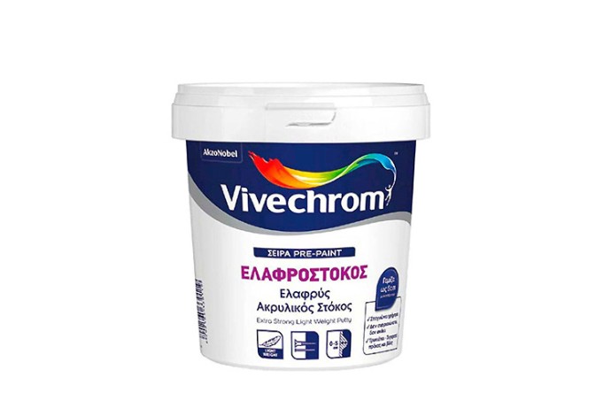 Vivechrom ELAFROSTOKOS-готова смес за запълване на дупки до 5см. ELAFROSTOKOS | Vivechrom